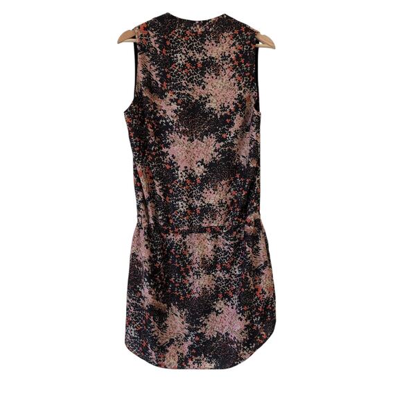 Karen Zambos Black Multicolor Abstract Colton Shirt Dress - Size Medium $150 - Picture 6 of 11